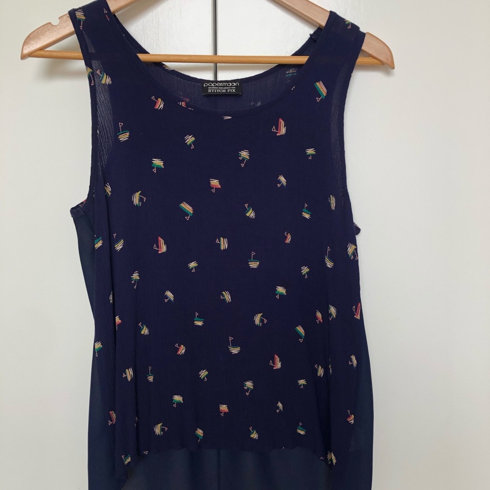Printed tank top